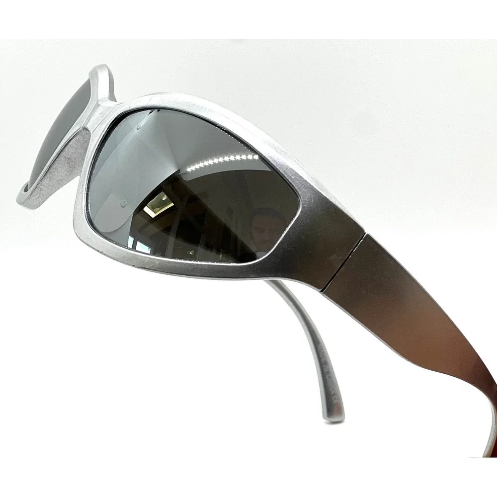 Men Sunglasses Fashion Luxury Style Outdoor Silver Frame Mirror‎ Lens New Gangs